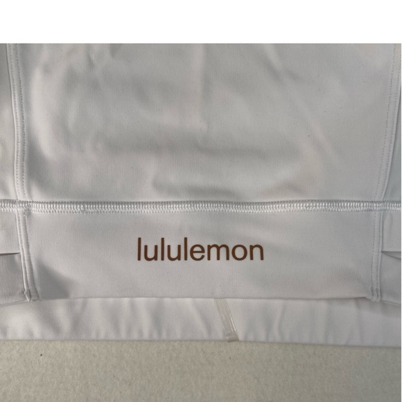 Lululemon New Ambition Cropped Tank Top White Size 10 - Picture 4 of 10